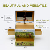 Horse Ranch Musical Jewelry Box B1023 - Enchantmints